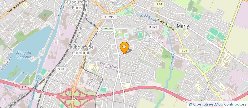 localisation de l'entreprise LABIMMO à VALENCIENNES