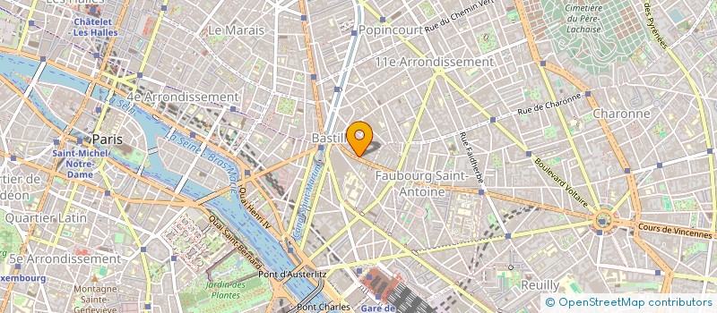 localisation de l'entreprise LABIMMO  PARIS 11