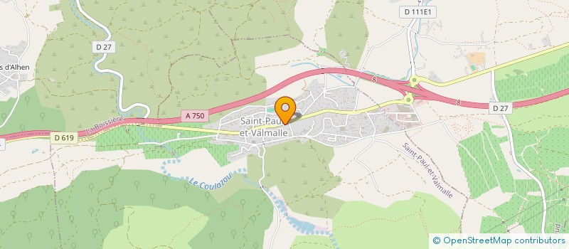 localisation de l'entreprise LABINTEST  SAINT-PAUL-ET-VALMALLE