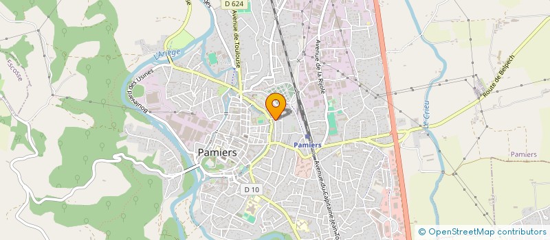 localisation de l'entreprise LABIODENTAL à PAMIERS
