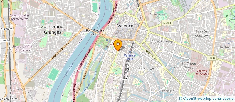 localisation de l'entreprise LABIODH ET BEN FEKIH à VALENCE