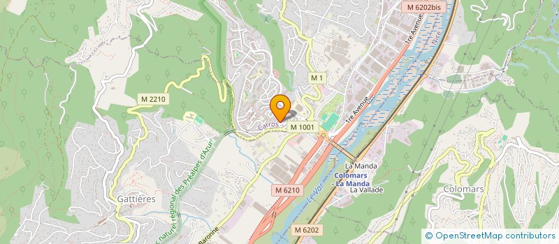 localisation de l'entreprise LABISO à CARROS