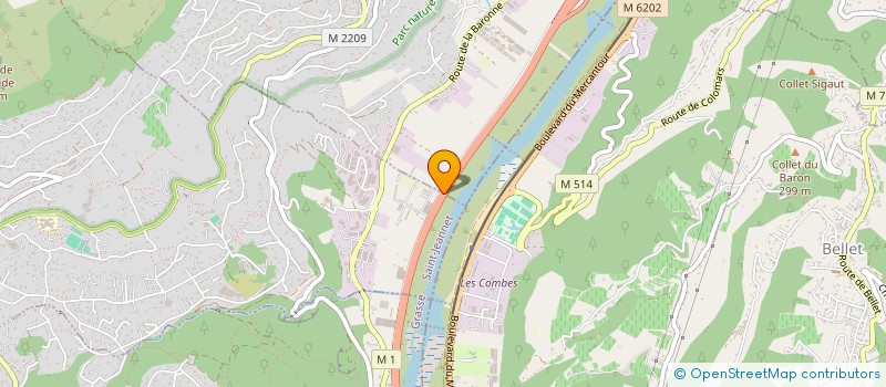 localisation de l'entreprise LABJ HOLDING  SAINT-JEANNET