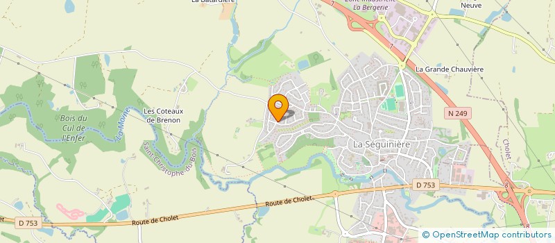 localisation de l'entreprise LABK  LA SEGUINIERE