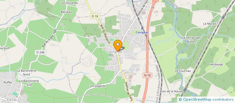 localisation de l'entreprise LABKAPS à CAVIGNAC