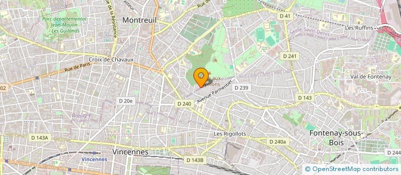 localisation de l'entreprise LABL  MONTREUIL