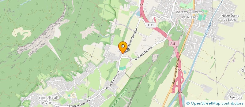 localisation de l'entreprise LABL VIE  SAINT-PAUL-DE-VARCES