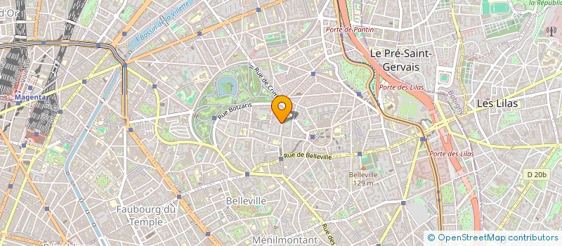 localisation de l'entreprise LABNE  PARIS