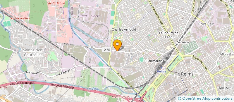 localisation de l'entreprise LABO 2000  REIMS