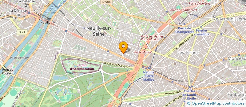 localisation de l'entreprise LABO 4  NEUILLY-SUR-SEINE