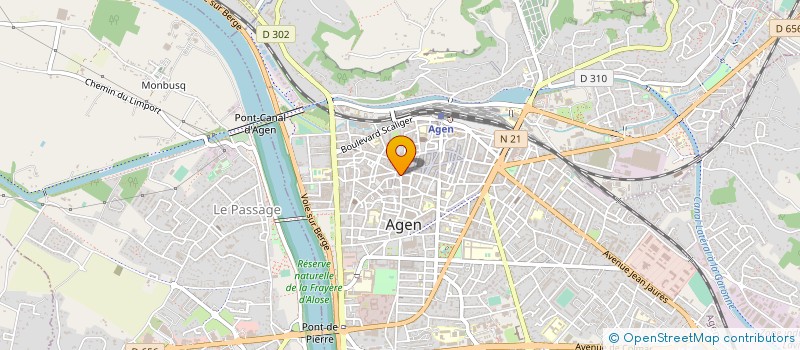 localisation de l'entreprise LABO  AGEN