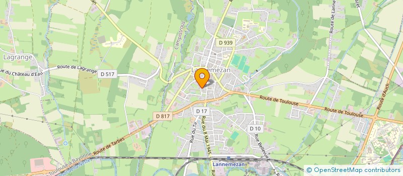 localisation de l'entreprise LABO ANALY MEDICALE DUFFO RECURT CARRERE à LANNEMEZAN