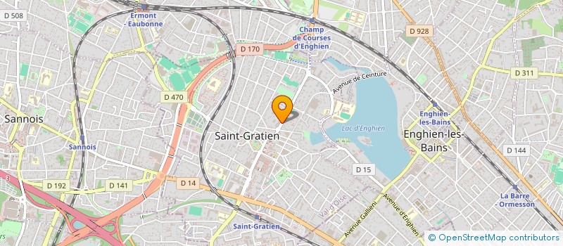 localisation de l'entreprise LABO ANALYSES BIOLOGIE MED CALLENS à SAINT-GRATIEN