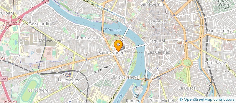 localisation de l'entreprise LABO-ARCANE à TOULOUSE