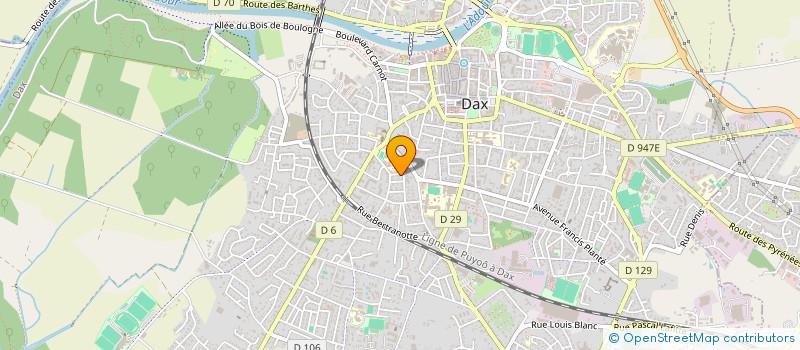 localisation de l'entreprise LABO AUDIO AUDILANDES à DAX