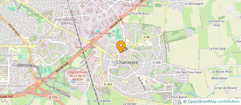localisation de l'entreprise LABO BEJECLA à CHANTEPIE