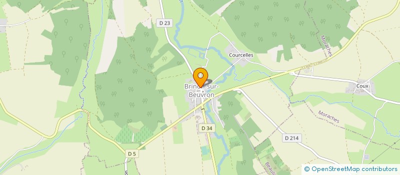 localisation de l'entreprise LABO BEUVRON  BRINON-SUR-BEUVRON