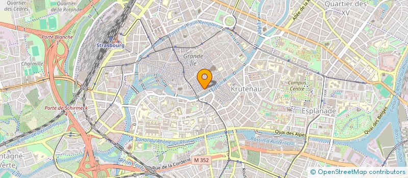localisation de l'entreprise LABO CERAMIQUES DENTAIRES GIEDINGER à STRASBOURG