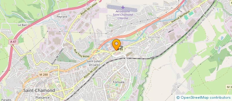 localisation de l'entreprise LABO'CERT  LA GRAND-CROIX