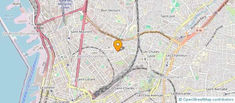 localisation de l'entreprise LABO CORRECT AUDITIVE MARSEILLE CADENAT à MARSEILLE