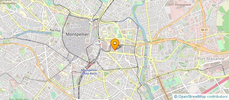 localisation de l'entreprise LABO D ANALYSES MEDICALES DROUILLARD à MONTPELLIER