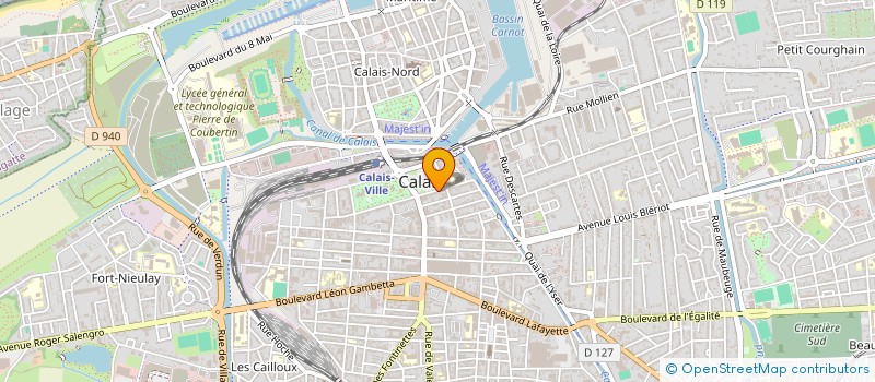 localisation de l'entreprise LABO DELEAU-BIA  CALAIS