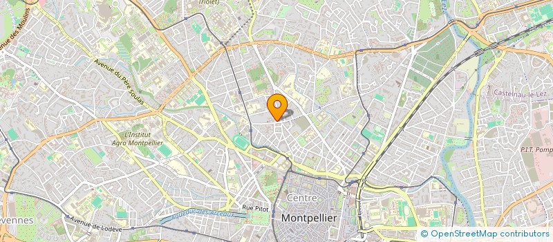 localisation de l'entreprise LABO-DIA 34 à MONTPELLIER
