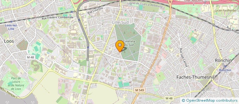 localisation de l'entreprise LABO DU JE à LILLE