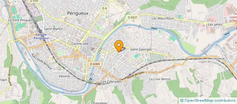 localisation de l'entreprise LABO ET FOURNIL  PERIGUEUX