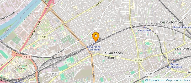 localisation de l'entreprise LABO HMD à COLOMBES