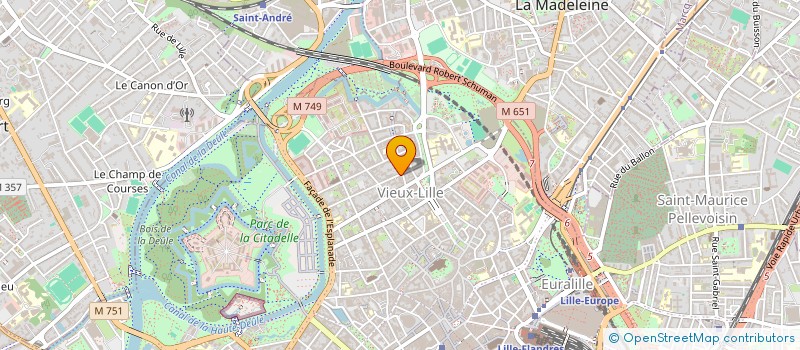 localisation de l'entreprise LABO@HOME à LILLE
