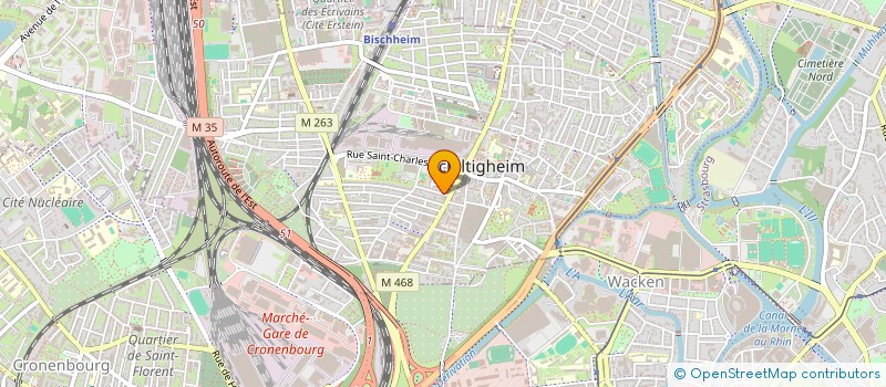localisation de l'entreprise LABO INFORMAT RECHERCHE INFOGRAPH STRASB à SCHILTIGHEIM
