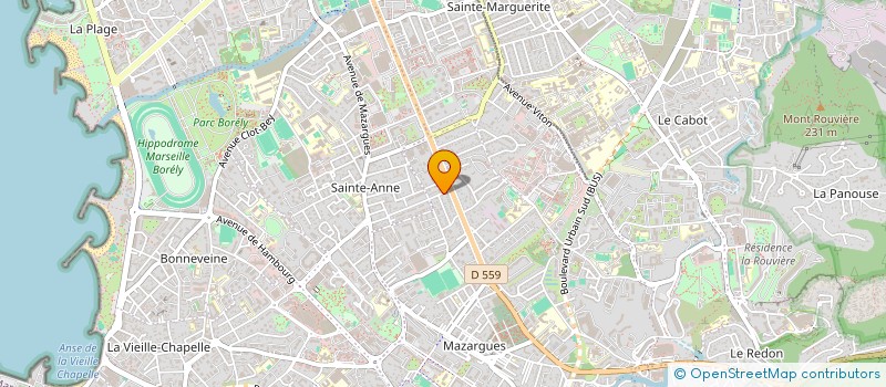 localisation de l'entreprise LABO K à MARSEILLE