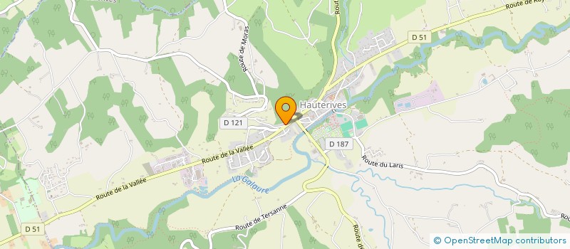 localisation de l'entreprise LABO KONCEPT  HAUTERIVES