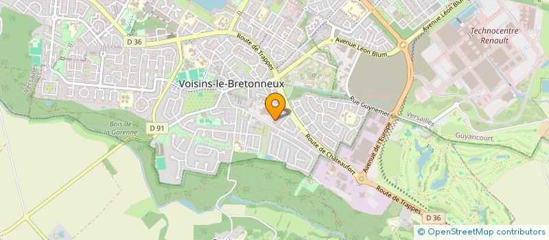localisation de l'entreprise LABO LINGUAL FRANCE à VOISINS-LE-BRETONNEUX