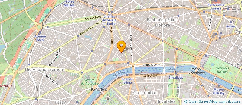 localisation de l'entreprise LABO M  PARIS