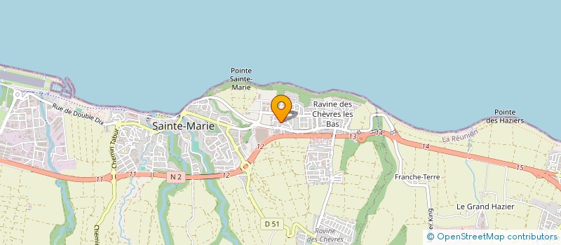 localisation de l'entreprise LABO - MEDIA MOBILITE à SAINTE-MARIE