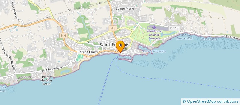 localisation de l'entreprise LABO MITCH NAUTIC  SAINT-FRANCOIS