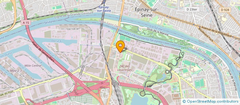 localisation de l'entreprise LABO MODERNE à GENNEVILLIERS