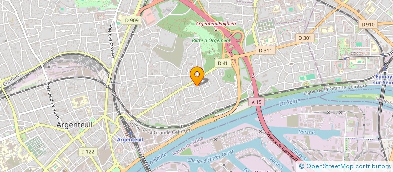 localisation de l'entreprise LABO NUMERI COLOR à ARGENTEUIL