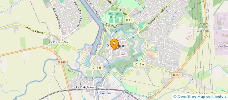 localisation de l'entreprise LABO OPTIC à GRAVELINES