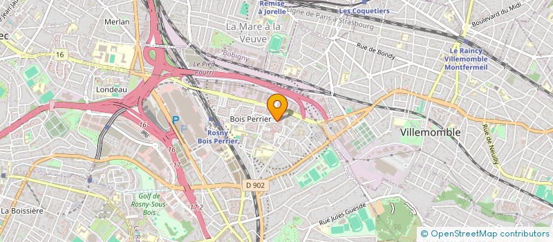 localisation de l'entreprise LABO PHONE 93 à ROSNY-SOUS-BOIS