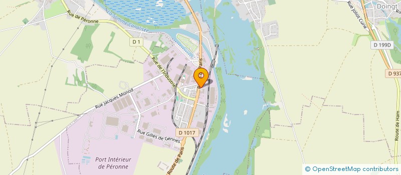 localisation de l'entreprise LABO-PICARDIE à PERONNE