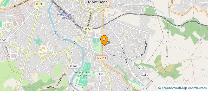 localisation de l'entreprise LABO POIETU à MONTLUCON