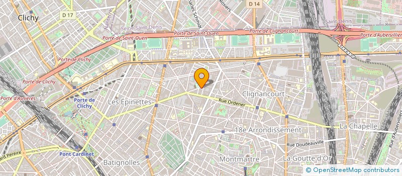 localisation de l'entreprise LABO PROTHESE DENTAIRE DILCA à PARIS