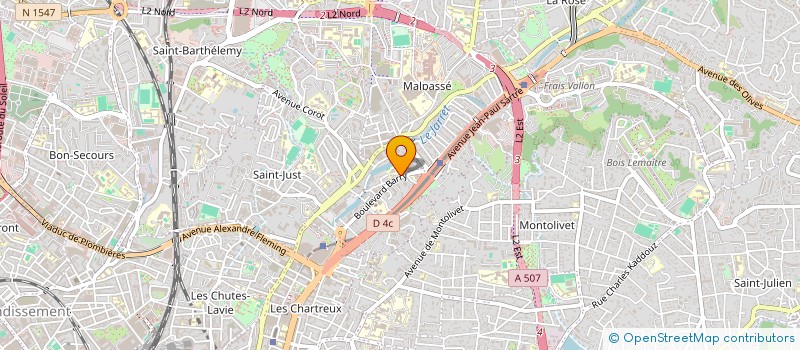 localisation de l'entreprise LABO REGIONAL à MARSEILLE