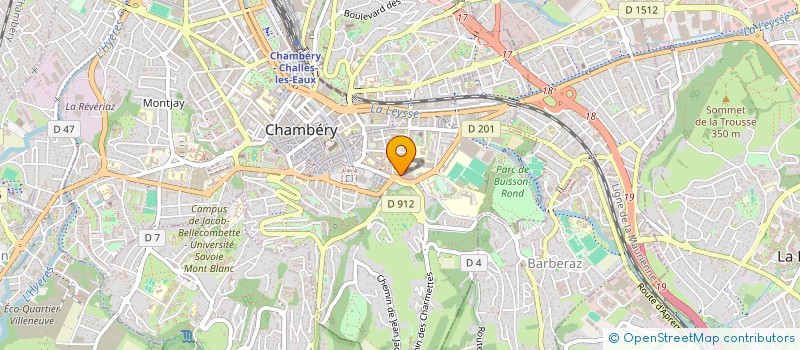 localisation de l'entreprise LABO-RS  CHAMBERY