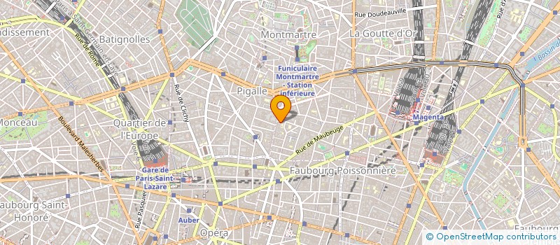 localisation de l'entreprise LABO SAINT GEORGES  PARIS