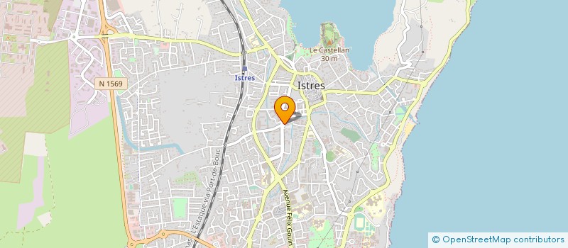 localisation de l'entreprise LABO-STAR à ISTRES