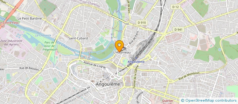 localisation de l'entreprise LABO TECHN-PROTHETIQUE BESSE-TARRUELLA à ANGOULEME